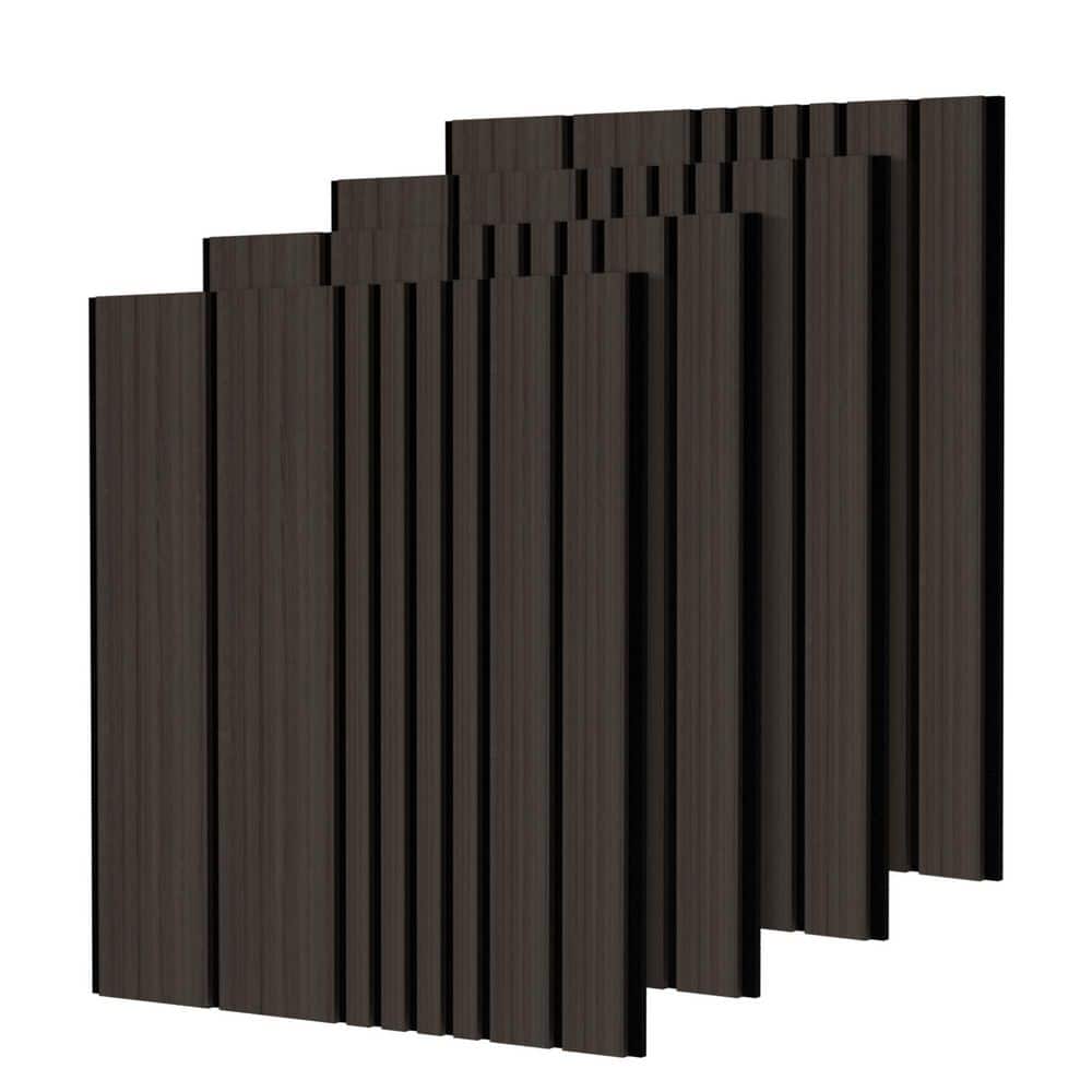 allaround パネル　MONOEYES 戸高　lynch Mlfortlife Black 0.7 in. x 1.97 ft. x 1.97 ft. Wood Slat Acoustic