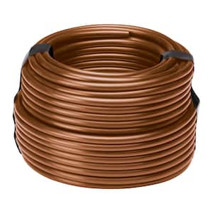1/4 in. x 100 ft. Distribution Tubing for Drip Irrigation, Brown