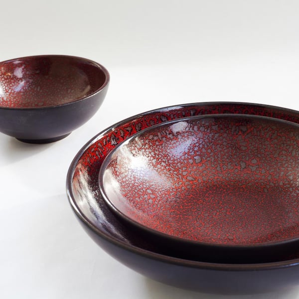 Carthage.Co Zaghwan 3-Piece Bowl Set, Saffron
