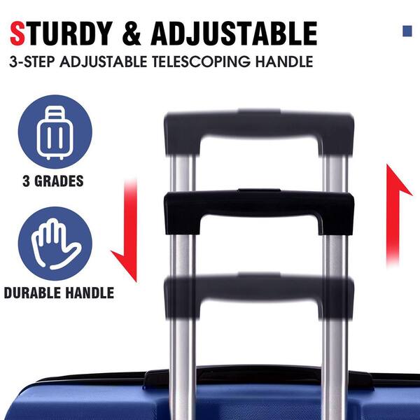 Merax Lightweight 2-Piece Blue Expandable (Only 28 in.) ABS