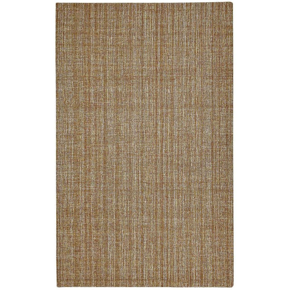 5' X 7' Ivory And Rust Wool Striped Hand Tufted Area Rug price history on PriceWatchPro