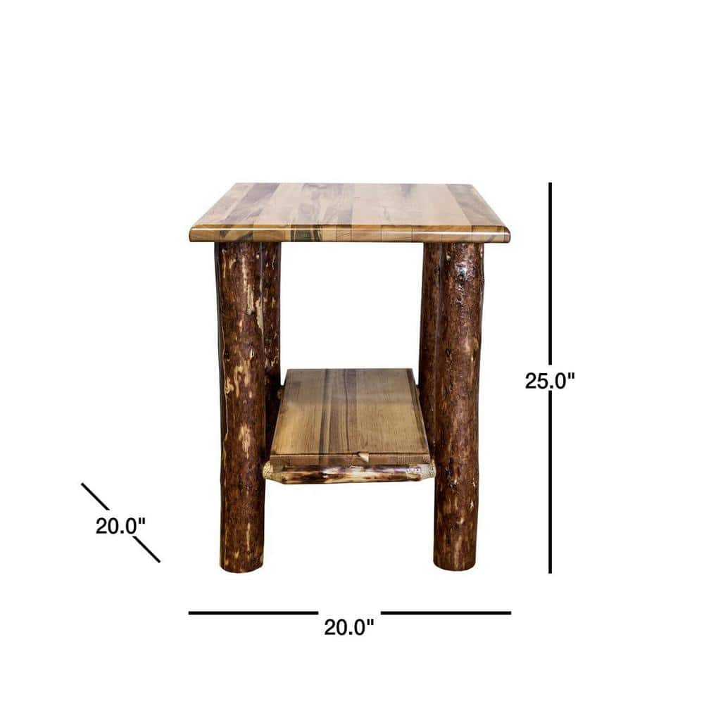 Puritan Pine Solid Wood Southwestern Nightstand
