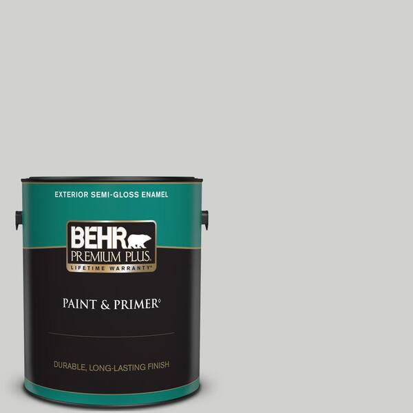 BEHR PREMIUM PLUS 1 gal. #PPU26-15 Halation Semi-Gloss Enamel Exterior Paint & Primer