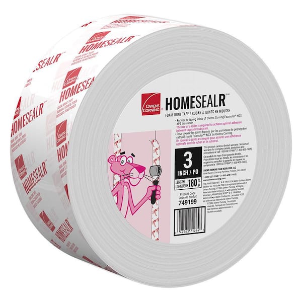 HomeSealR 3 in. x 180 ft. Foam Board Joint Tape