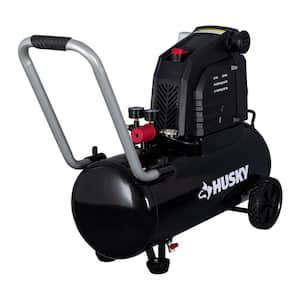 8 Gal. 150 PSI Portable Electric Oil-Free Horizontal Hotdog Air Compressor with Rubber Wheels and 1-Quick Coupler
