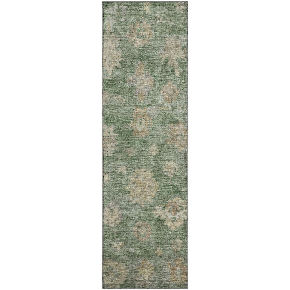 Mayfield Premium Machine Washable Abstract AMF2305 Fern 2 ft. x 7 ft. Runner Rug price history on PriceWatchPro