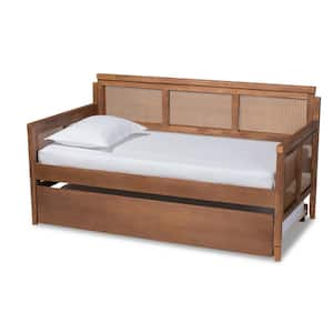 Toveli Ash Wanut Twin Daybed with Trundle