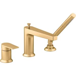Taut 11 GPM Deck-Mount Bath Faucet with Handshower