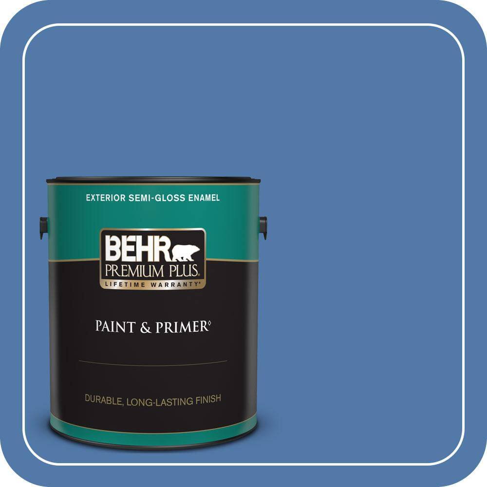 1 gal. Home Decorators Collection #HDC-FL13-6 Baltic Blue Semi-Gloss Enamel Exterior Paint & Primer price history on PriceWatchPro