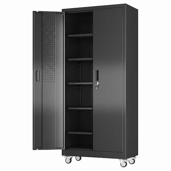 Kaikeeqli 34 in. W x 71 in. H x 18 in. D Steel Rolling
