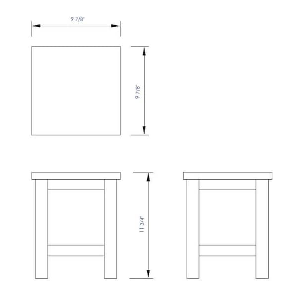 Vanity outlet stool height