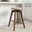 Nathan James Amalia Stools 26 in. Natural Wheat Brown Backless Counter ...