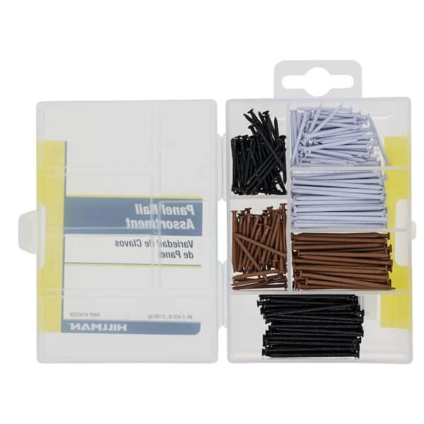 Hillman Flat Head Smooth Small Panel Nails Assorted Kit (.409 lbs