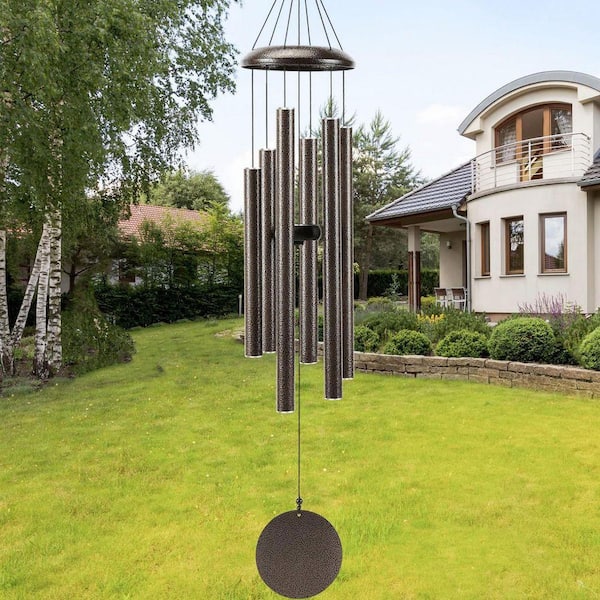 40 in. H Aluminum Large Outdoo Wind Chimes G0CJN85NPS - The Home Depot