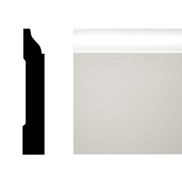TruChoice LWM 623 1/2 in. x 3-1/4 in. x 144 in. MDF Primed Base Pro Pack (10-Pieces) Molding