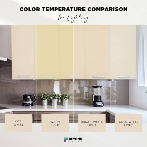 BEYOND PAINT Off White Cabinets, Countertops, Furniture and