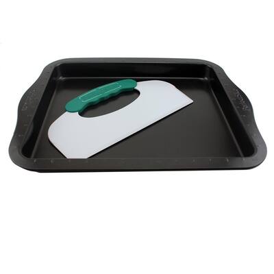 Perfect Slice Carbon Steel Cookie Sheet with Cutting Tool