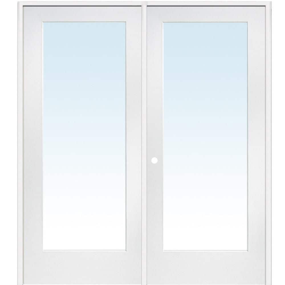MMI DOOR 60 in. x 80 in. Right Hand Active Primed Composite Clear
