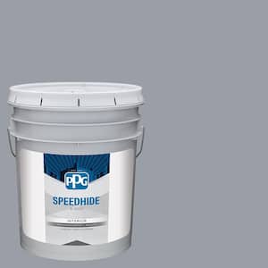 5 gal. PPG0993-4 Gray Suit Eggshell Interior Paint