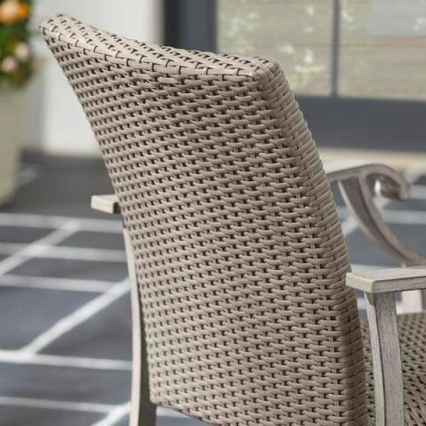 Home Decorators Collection Stonehaven 9 Piece Aluminum And Wicker Counter Height Motion Outdoor Dining Fire Pit Set Fra71006r St Outdoor Dining Fire Pit Set, Grey Wicker Bar Height Patio Setups
