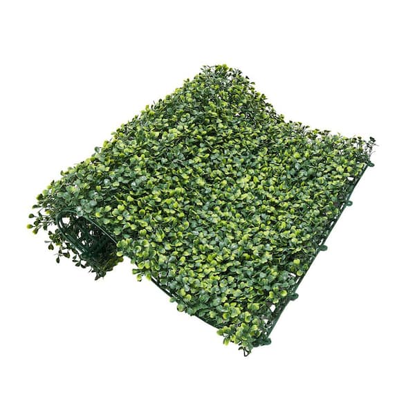 Artificial Grass Wall Panel, 60 in. x 120 in. Boxwood and Ivy Hedge Screen for Privacy, Indoor/Outdoor Greenery Backdrop