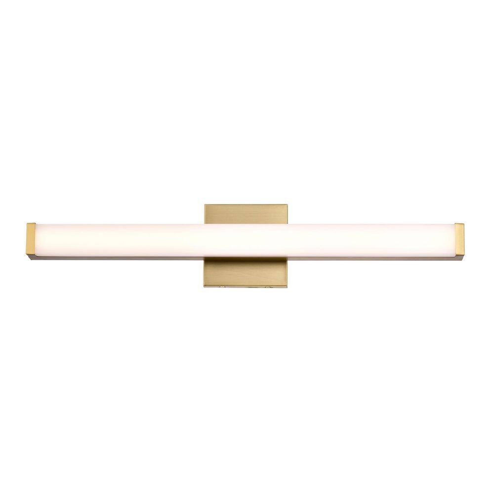 24 in. Gold Modern 16W 3000K Integrated LED Bathroom Vanity Light Bar with Acrylic Shade for Washroom price history on PriceWatchPro
