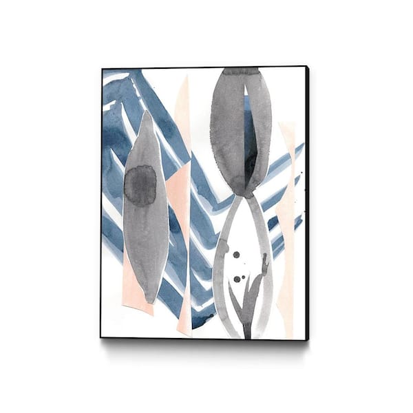 Unbranded 30 in. x 40 in. "Oceana I" by Renee W. Stramel Framed Wall Art