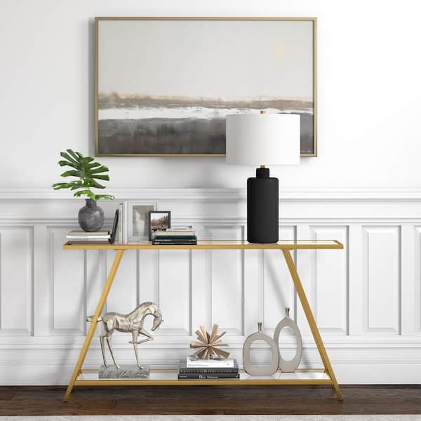 Yair Console Table 52 Brass