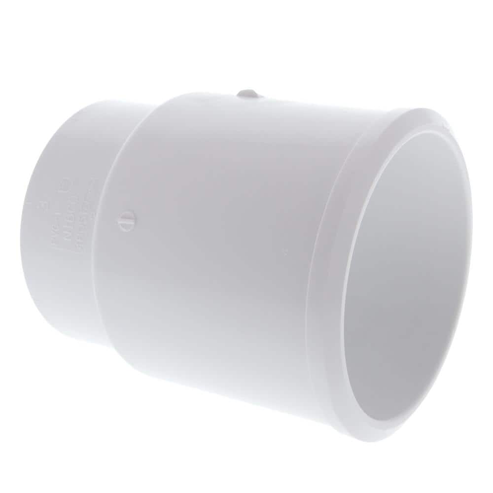 NIBCO 3 in. x 4 in. PVC DWV Hub x Spigot Soil Pipe Adapter Fitting