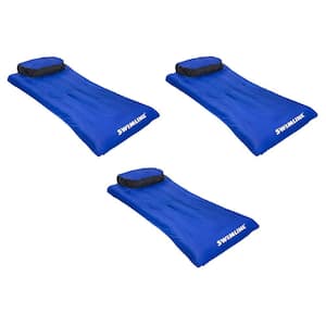 Swimming Pool Inflatable Fabric Covered Air Mattress (3-Pack)