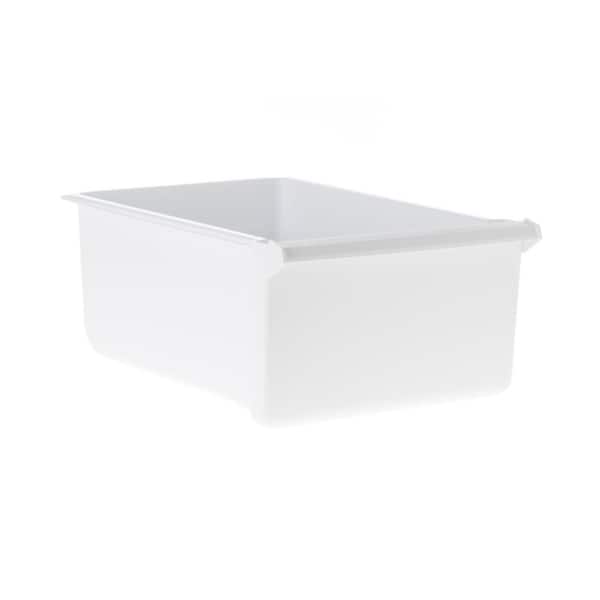Refrigerator Twin Low Veggie Pan, White