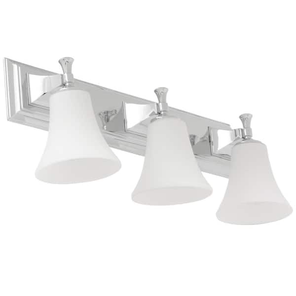 Progress Lighting P3133-15 3-Light Bath Fixture Polished Chrome Progress Lighting P3133-15 3-Light Bath Fixture Polished Chrome
