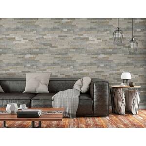 Salvador Gray Ledger Panel 6 in. x 24 in. Textured Sandstone Wall Tile (144 sq. ft./Pallet)