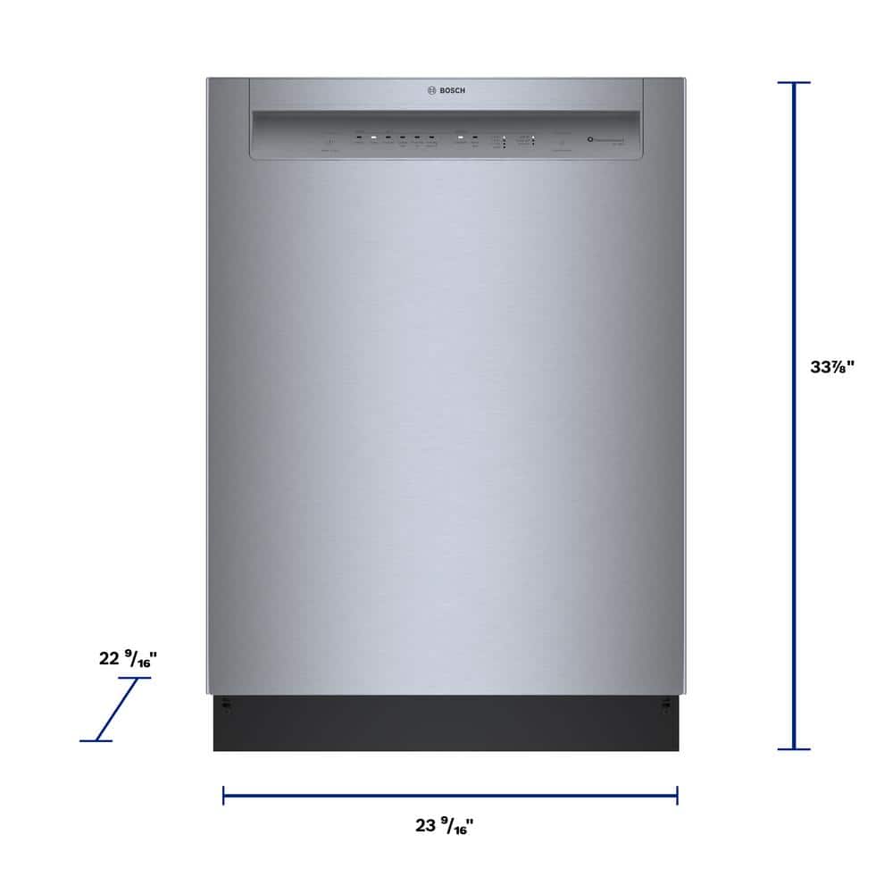24" Stainless Steel Front Control Built-In Dishwasher