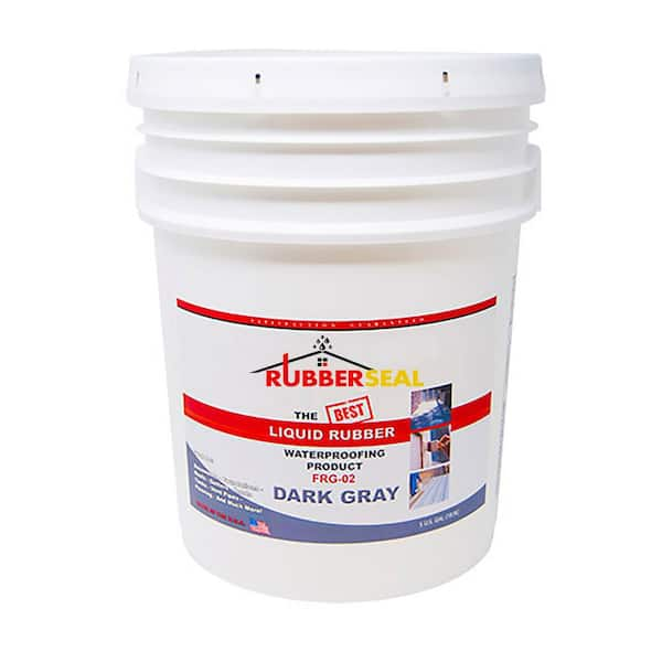 Rubberseal 5 Gal. Dark Gray Liquid Rubber FRG 025 The Home Depot