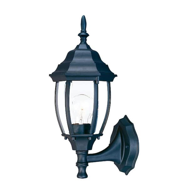 Acclaim Lighting Wexford Collection 1-Light Matte Black Outdoor Wall Lantern Sconce