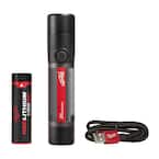 800 Lumens LED USB Rechargeable HP Fixed Focus Flashlight