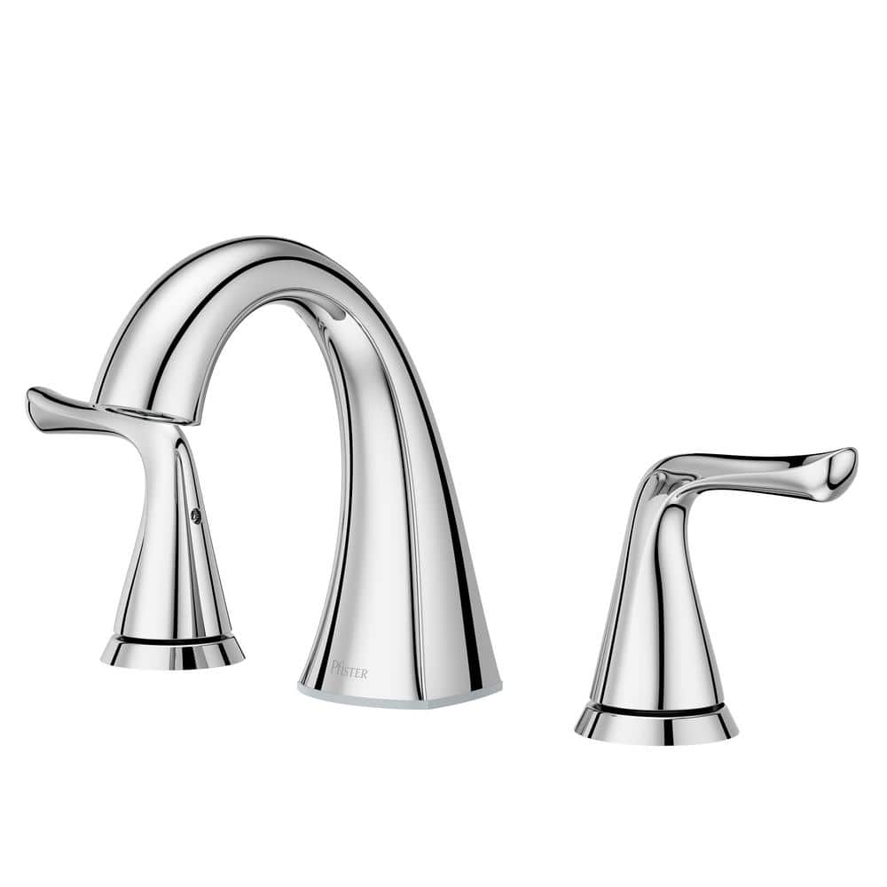 Willa Polished Chrome Widespread Lever Handle Bathroom Faucet