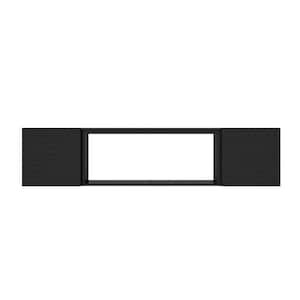 Black Wall Mount Floating TV Stand up to 70 to 80 in.