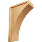 3 in. x 10 in. x 6-1/2 in. Red Oak Large Lawson Wood Corbel