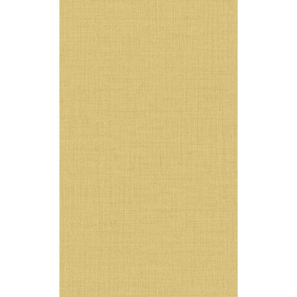 Walls Republic Yellow Plain Textured 57 sq. ft. Non-Woven Textured Non-pasted Double Roll Wallpaper