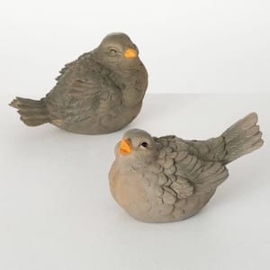 6.25 in. Blushing Bird Figurine Set of 2, Resin