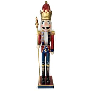 60 in. Christmas Bejeweled King Nutcracker with Scepter