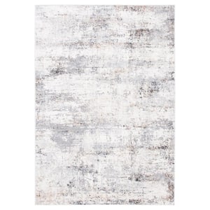 Amelia Gray/Gold 8 ft. x 10 ft. Distressed Area Rug