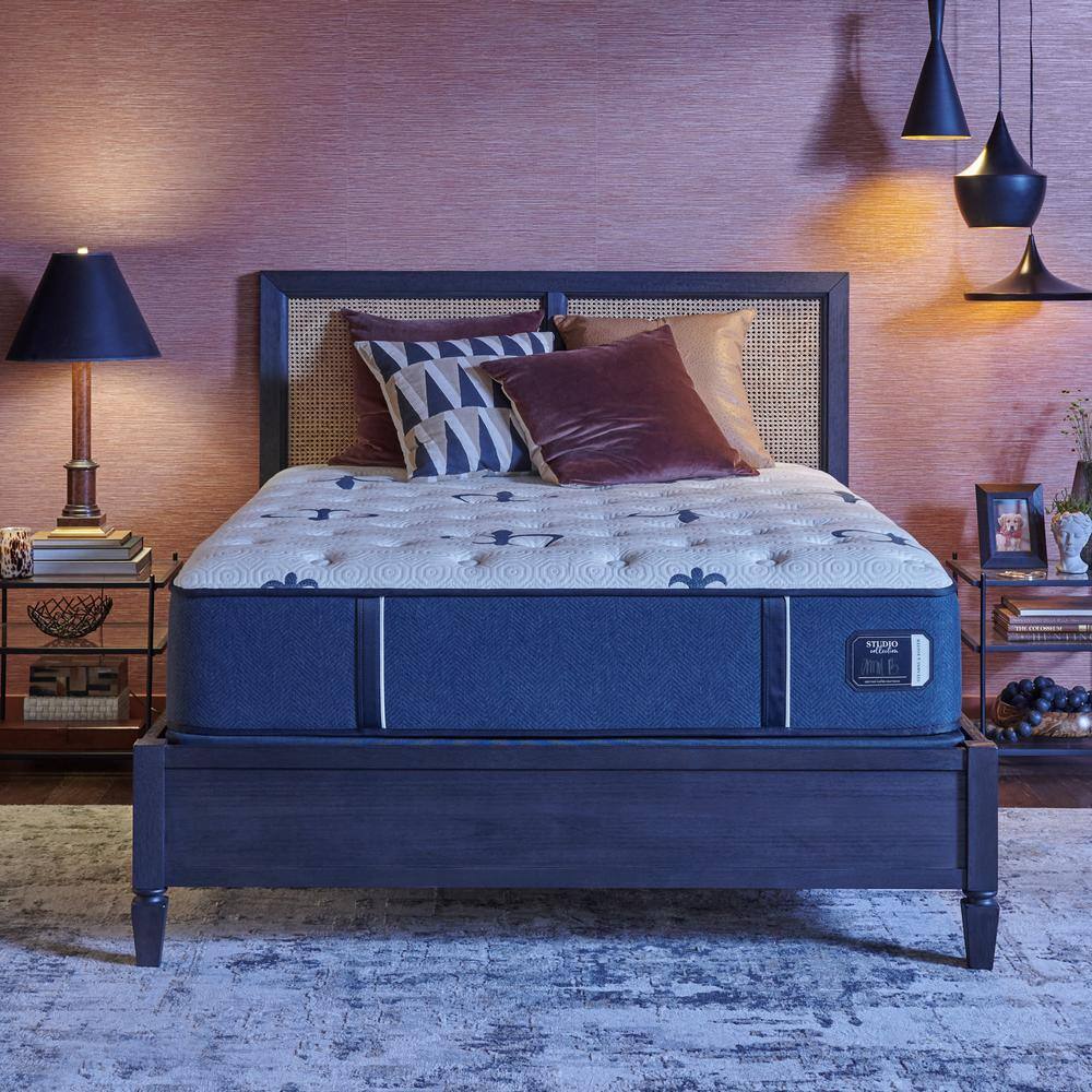 STEARNS & FOSTER Studio Twin Medium Fim Luxury Memory Foam 14 in. Tight Top Mattress