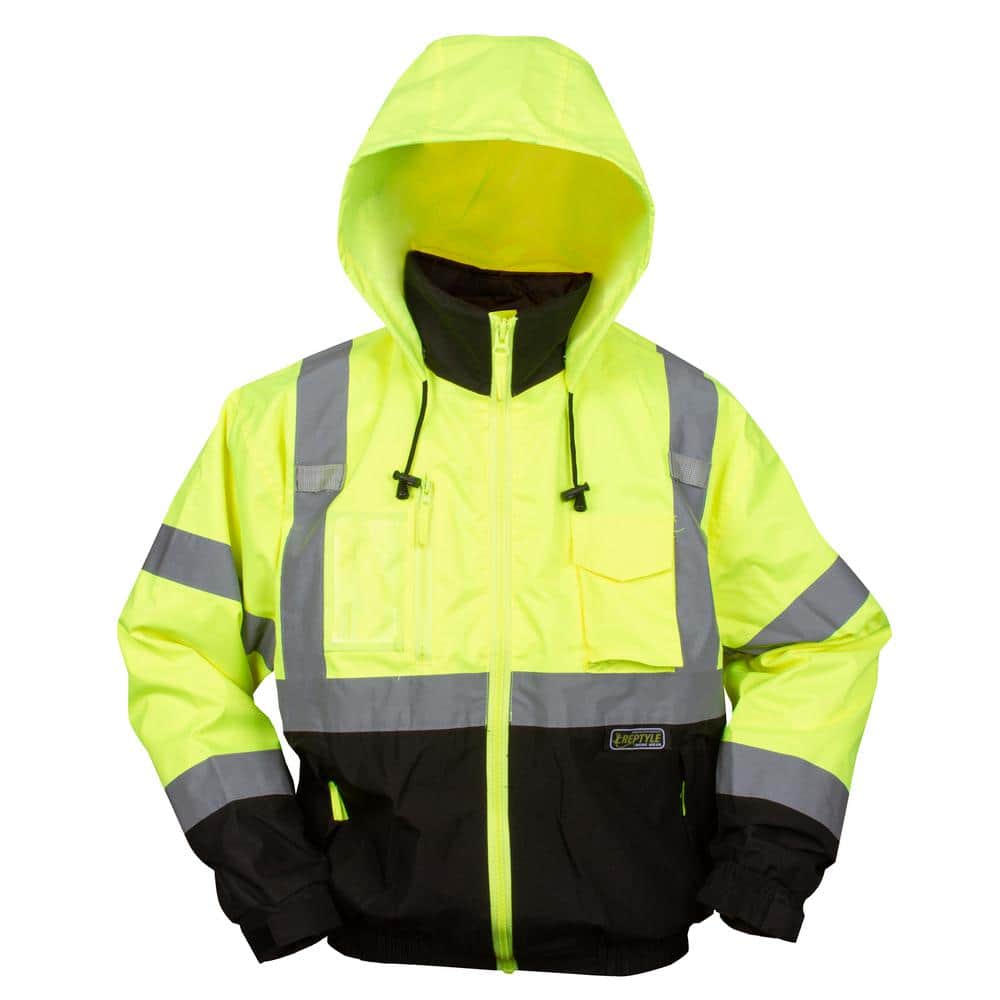Cordova Reptyle Type R Class-3 Large 3-in-1 Bomber Jacket in Lime with ...