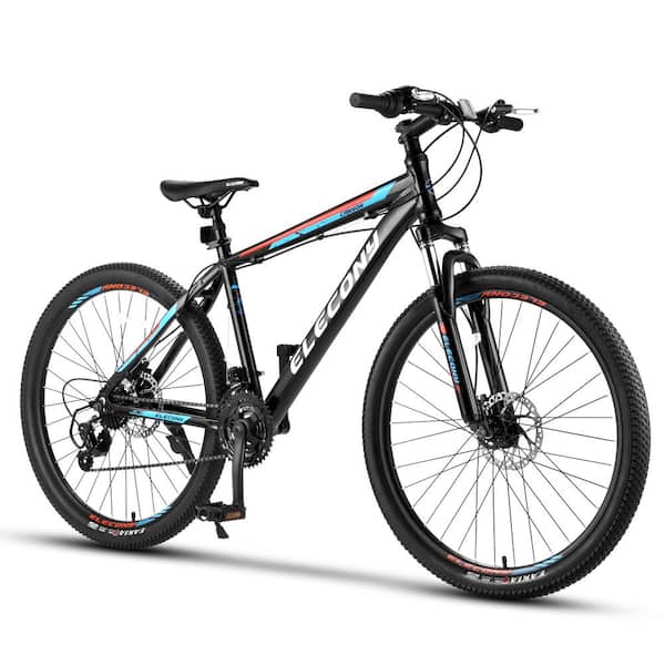 Cesicia 26 in. Aluminum Mountain Bike with 21-Speed in Black