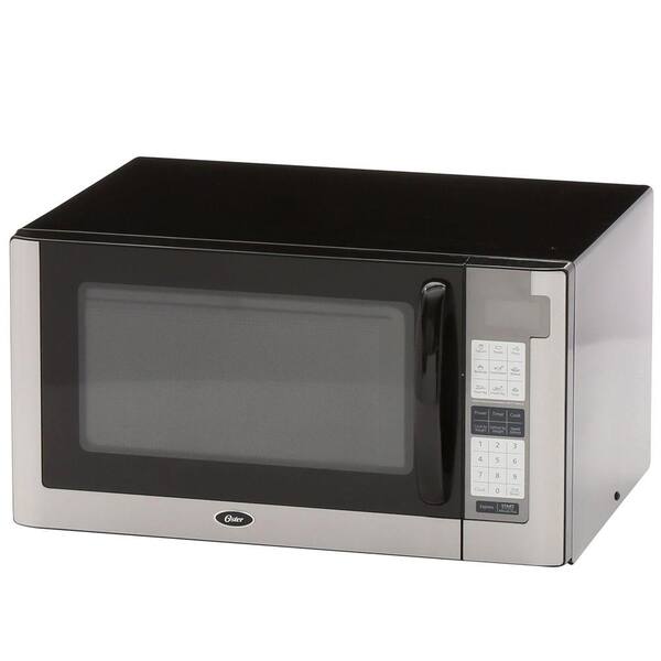 Oster 1.4 cu. ft. 1200-Watt Countertop Microwave in Black