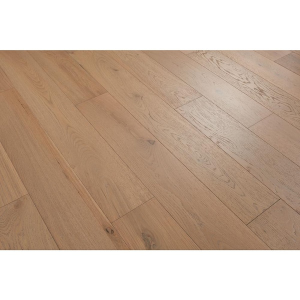 Bruce - Time Honored Tuscan Breeze Wh Oak 3/8 in. T x 6.5 in. W T+G Wire Brushed Engineered Hardwood Flooring (32.11 sq.ft./ctn)