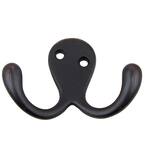 GlideRite 3 in. x 3 in. Oil Rubbed Bronze Large Robe/Coat/Hat Hooks (10 ...